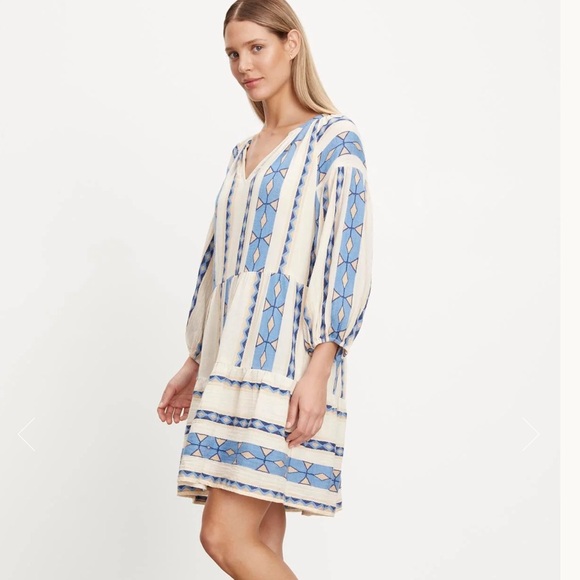 Velvet Kelly Embroidered Mini Dress NWT - Picture 2 of 12